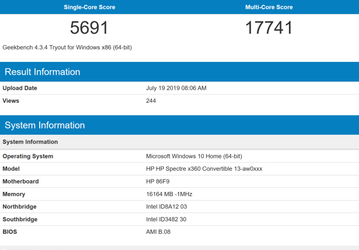 Мобильный четырехъядерный процессор Intel Core i7-1065G7 (Ice Lake) обошел в однопоточном тесте настольный 12-ядерный AMD Ryzen 9 3900X
