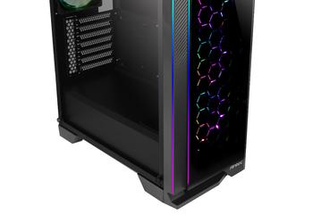 В корпусах Antec NX500 и NX600 блоки питания располагаются внизу