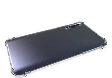 Смартфон Honor 9X Pro в прозрачном чехле показан со всех сторон