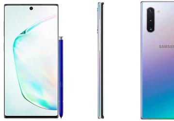 Опубликованы изображения двух вариантов смартфона Samsung Galaxy Note 10