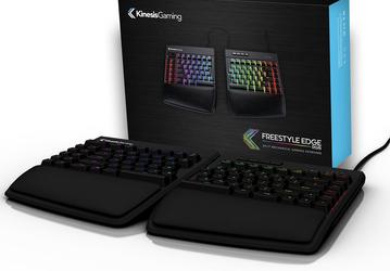 Механическая клавиатура Kinesis Gaming Freestyle Edge RGB разделена на две части