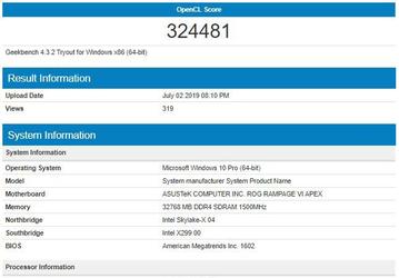AMD Radeon RX 5700 XT обошла GeForce RTX 2080 в тесте OpenCL и едва не дотянулась до GeForce RTX 2080 Ti