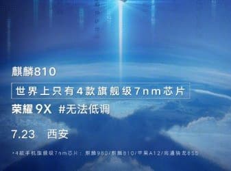 Теперь официально: смартфон Honor 9X точно получит новейшую однокристальную систему Kirin 810
