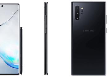 Samsung Galaxy Note10+ позирует на официальных рендерах