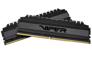 Модули памяти Patriot Viper 4 Blackout полностью окрашены в черный цвет 