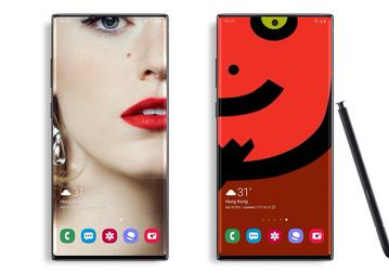 Первые обои для Samsung Galaxy Note10+, которые скрывают фронтальную камеру