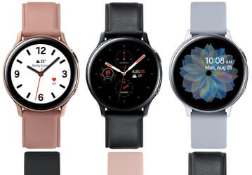 Галерея дня: умные часы Samsung Galaxy Watch Active 2 в двух размерах и с разными материалами ремешков