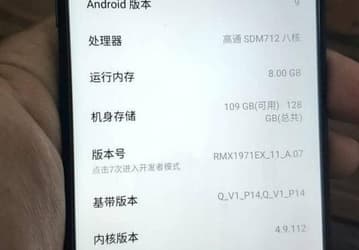 Живое фото Realme 5 Pro 