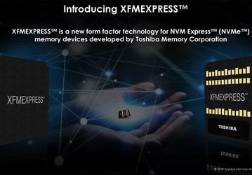 Компания Toshiba представила стандарт энергонезависимой памяти XFMExpress