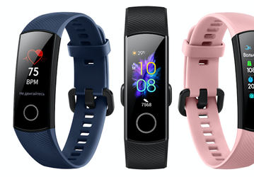 Honor представляет умный браслет Honor Band 5 с цветным AMOLED-экраном