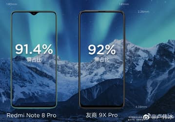 Redmi Note 8 Pro снова сравнили с Honor 9X Pro 