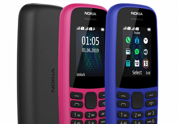 Кнопочный телефон Nokia 105 (2019) поступает в продажу
