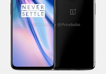 Тройная камера в круговом оформлении и каплевидный вырез экрана: смартфон OnePlus 7T позирует на качественных рендерах и в видеоролике