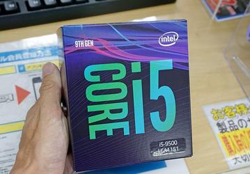 Стартовали продажи шестиядерного процессора Intel Core i5-9500