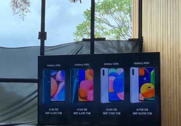 От $150 до $360: опубликованы цены смартфонов Galaxy A10s, A20s, A30s и A50s