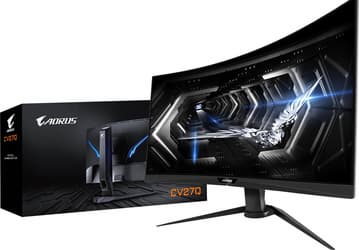 Монитор Aorus CV27Q оснащен вогнутым экраном со временем отклика 1 мс и частотой обновления 165 Гц
