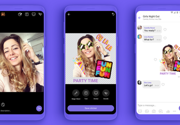 В Viber теперь тоже можно создавать собственные стикеры