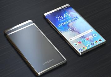 Галерея дня: смартфон-слайдер Samsung Galaxy S11 Plus со сворачивающимся выдвижным экраном-водопадом