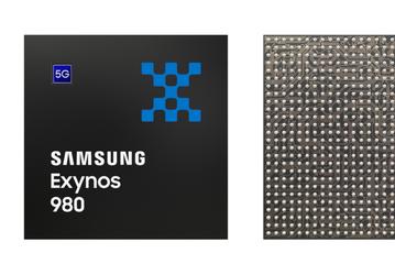 Представлена Samsung Exynos 980 — первая SoC Samsung со встроенным модемом 5G