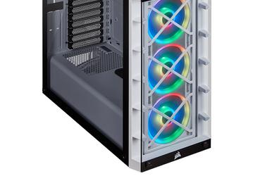 Компьютерный корпус Corsair iCUE 465X RGB предложен в двух цветовых вариантах