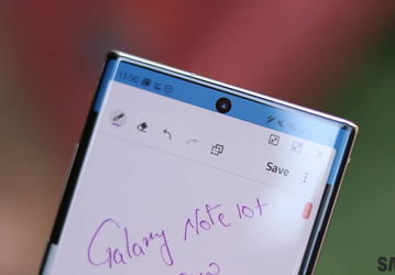 Samsung сжалилась. Вырез Galaxy Note10 теперь может выполнять роль индикатора уведомлений