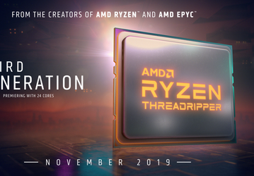 Официально: 16-ядерный CPU Ryzen 9 3950X и новое поколение Ryzen Threadripper представят в ноябре