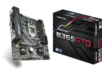 Системная плата Biostar Racing B365GTQ предназначена для небольших игровых ПК