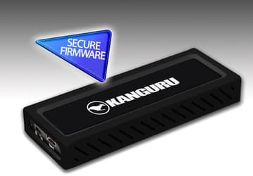 Внешний SSD Kanguru UltraLock рассчитан на подключение к порту USB-C и снабжен переключателем защиты от записи