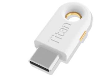 Новый ключ безопасности, созданный Google и Yubico, подключается к порту USB-C