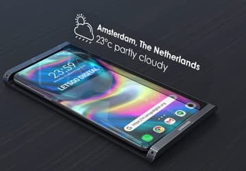 Галерея дня: флагманский Samsung Galaxy S11 с экраном-водопадом сможет создавать воздушные проекции