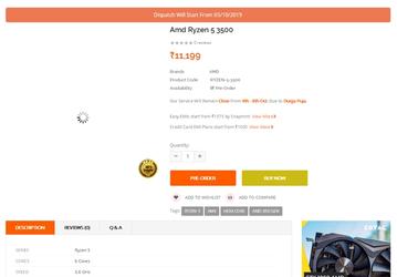 Бюджетный 6-ядерный процессор AMD Ryzen 5 3500 поступит в продажу 5 октября
