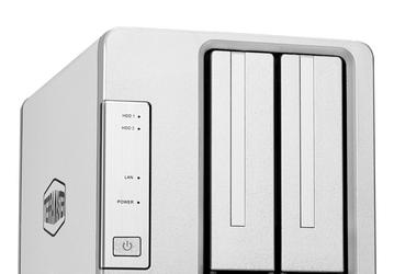 NAS TerraMaster F2-210 с двумя отсеками стоит 150 долларов