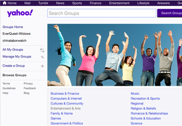 Сайт Yahoo! Groups будет закрыт и весь контент удален