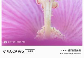 Xiaomi Mi Note 10 получил режим супермакросъемки