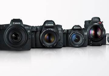 Камер Canon EOS со сменными объективами выпущено 100 миллионов штук