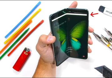 Мастер сокрушения разобрал Samsung Galaxy Fold и удивился, как тот вообще работает