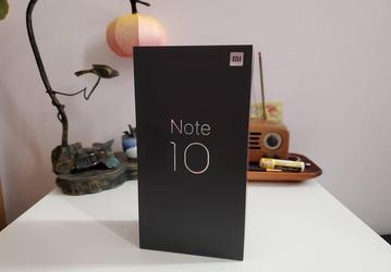 Xiaomi Mi Note 10 упакован и готов к выходу