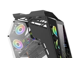 Форма корпуса Xigmatek Zeus Spectrum Edition далека от классической