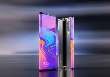 Как легендарный Nokia 7280, но с гибким экраном. Смартфон-свиток Xiaomi Mi Mix Alpha P показался во всей красе