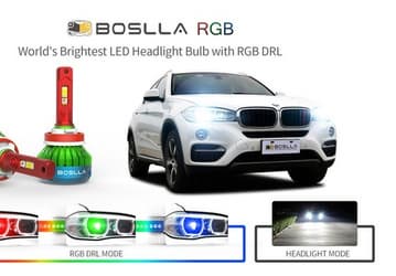 Средства на выпуск ламп Boslla RGB для автомобильных фар удалось собрать за несколько часов
