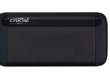 Твердотельный накопитель Crucial X8 напоминает смартфон