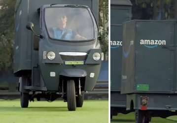 Рикша 2.0. Amazon активно переходит на электротранспорт