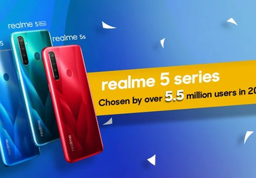 Смартфоны Realme 5 установили рекорд продаж