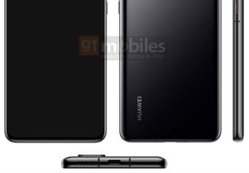 Huawei P40 позирует на качественном рендере