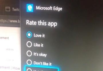 Ненавидящие браузер Microsoft Edge не могут выставить ему соответствующую оценку в сборках Windows Insider