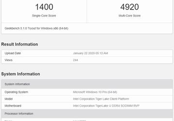 Новая надежда Intel. Процессор Tiger Lake играет мускулами в первых тестах