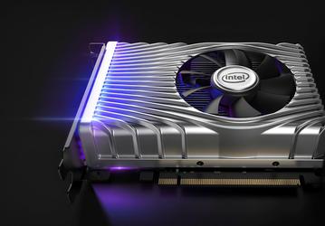 Вот она — первая дискретная видеокарта Intel Xe. Но это всё же не серийный образец