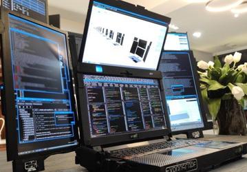 Анонсирован Aurora 7 — первый в мире ноутбук с семью экранами