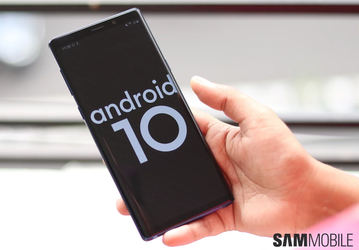 Стабильная версия Android 10 доступна для всех пользователей Samsung Galaxy Note9