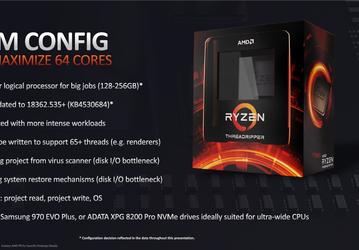AMD объясняет, как выжать максимум из 64-ядерного Ryzen Threadripper 3990X